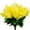 Yellow, variant on Sinhoon 6pcs Artificial Silk Flowers Fake Hyacinth Floral Plants Arrangements Outdoor Indoor Home Garden Hotel Wedding (Yellow)