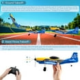 thumbnail image 3 of Bruce&Shark RC Plane 3 Channel P51 Remote Control Airplane Fighter Toys, 2.4GHz 6-axis Gyro Stabilizer RTF Glider Aircraft Plane with 2 Batteries, Easy to Fly for Adults Kids Beginners Boys, 3 of 9
