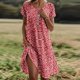 thumbnail image 1 of WILLBEST Vestidos Floreados para Mujer Vestido Casual de Mujer para Uso Diario y Hogar con Cuello Redondo y Dobladillo Acampanado para Primavera, Verano y Otoño. Grande​​, 1 of 3