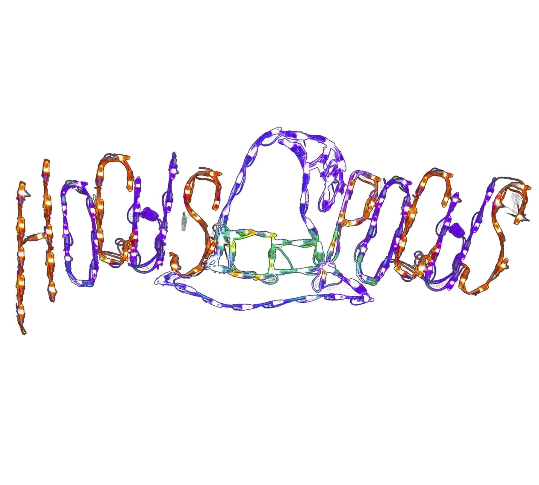 Commercial Grade Halloween LED Wire Framed Hocus Pocus Witches Hat