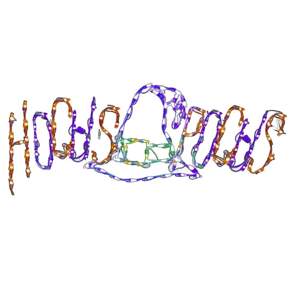 Commercial Grade Halloween LED Wire Framed Hocus Pocus Witches Hat Decoration