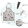 thumbnail image 7 of White Baseball Fun Club Pattern Kids Aprons for Girls and Boys,Adjustable Neck Strap Toddler Aprons for Kids Cooking Baking, 7 of 7