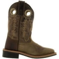 thumbnail image 3 of Smoky Mountain Western Boots Boys Jesse Square Toe Brown Crackle 3662C, 3 of 6