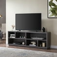 thumbnail image 4 of Evelyn&Zoe Bowman Rectangular TV Stand for TV's up to 75", Burnished Oak, 4 of 9