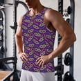 thumbnail image 6 of Haiem Carnival Masks and Beads Men Workout Tank Top Gym Bodybuilding Sleeveless Muscle T Shirts Athletic Tank Breathable Workout Shirt-XX-Large, 6 of 8