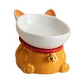 thumbnail image 2 of Lucky Cat Soporte para Cuenco para refrigerios, Cuenco para refrigerios, Platos para refrigerios, Cuenco de Postre Multiusos, frutero para postres de Naranja, 2 of 8