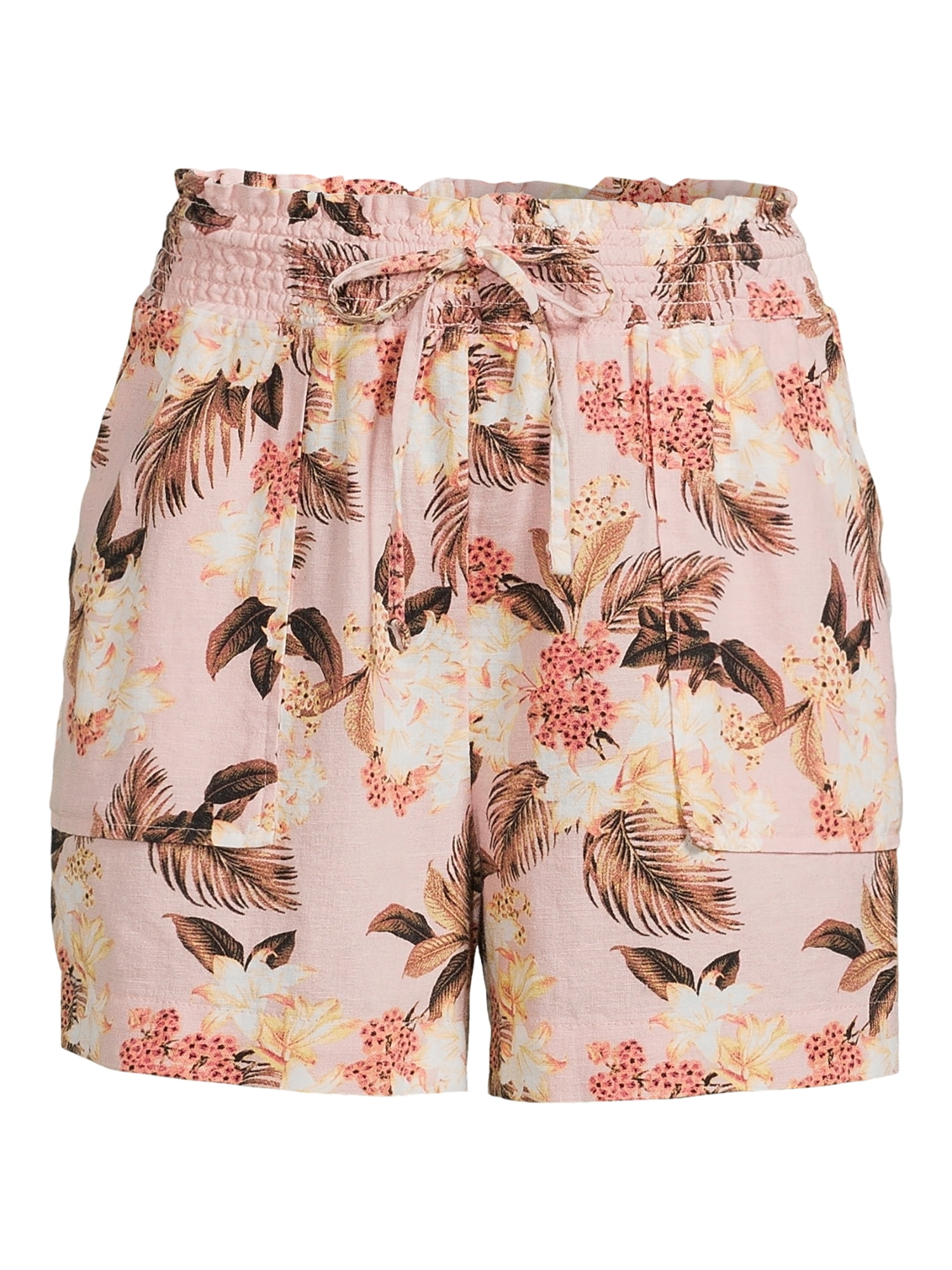 Stay cool and stylish this summer with Time and Tru's collection of women's linen shorts. Crafted from a lightweight and breathable fabric, these shorts are the perfect choice for hot and sunny days. Linen is well-known for its natural ventilation properties, keeping you feeling cool and comfortable all day long.