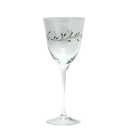 

DA VINCI: Italian Luxury Stemware Water/Wine Hand Silk Screened Glass Goblet [R]