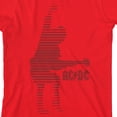 thumbnail image 7 of ACDC Red Angus Young Silhouette Youth Red Short Sleeve Crew Neck Tee-XS, 7 of 7