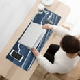 thumbnail image 3 of the Surging Waves &nbsp;desk Mouse Padwaterproofwashable&nbsp;for Office Home Work GamingmousepadRubber Base Mousepad with Stitched Edges 31.5x11.8inches, 3 of 7