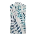 thumbnail image 6 of QUNYINEY Summer Tank Tops for Women Plus Size Tropical V Neck Hawaiian Shirts Loose Fit Beach Sleeveless Vacation Women Tops, 6 of 7