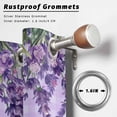 thumbnail image 2 of Outdoor Curtains for Patio Waterproof, Purple Lavender Outdoor Privacy Panels Grommet, Spring Watercolor Wildflowers Plant Plaid Blackout Outside Curtains for Porch/Cabana 54"x108", 2 Panels, 2 of 8