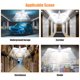 thumbnail image 4 of Riwesomey Lámpara LED de techo para garaje, impermeable, ajustable, luz de bahía, enchufe de tornillo, accesorios de iluminación de haz ancho Bombillas para automóviles, 4 of 6