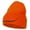 Orange, variant on Skeleton Mouth Embroidered Long Beanie - Orange OSFM