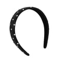 thumbnail image 4 of Moda pelo aro pieza de pelo Hairhoop fiesta Headwrap dot Wash Face Hairband girl negro jinwen aro de pelo, 4 of 8