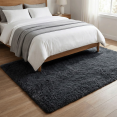 thumbnail image 3 of Rugs for Living Room, 4'x6' Soft Fluffy Area Rug for Bedroom, Plush Decorative Rug with Anti-Skid Backing, Indoor Home Carpet for Living Room, Dark Grey, 3 of 6