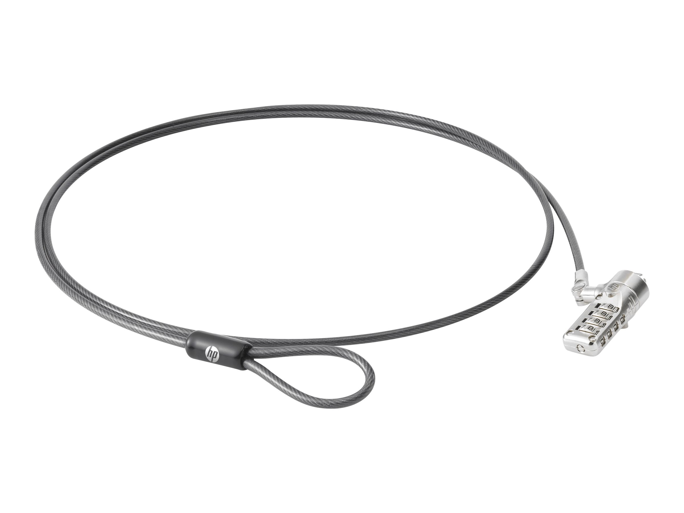 HP Compaq Notebook Combo Lock Security cable lock 6.6 ft for EliteBook 84XX, 85XX, 87XX