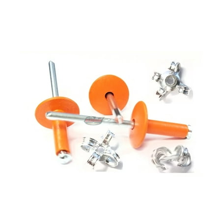 

Orange 3/16 Rivet Large Head Exploding Banana Peel Aluminum Pop Rivets 50 pack