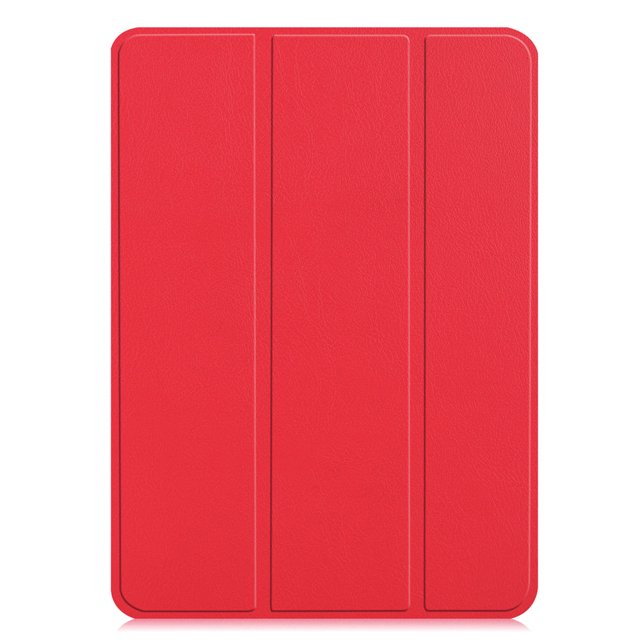 PANDACO Étui Folio en Cuir Rouge avec Couverture Intelligente pour iPad 10,2 Pouces (2019-2021)
