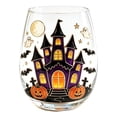 thumbnail image 3 of AuroraX Halloween Cups Plastic Witches Glass Coffee Cups with Lids,Clear Funny Personalized Gift for Halloween Holiday, 3 of 8