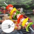 thumbnail image 1 of 12Pack 14 Inch Stainless Steel Barbecue Skewers with Buckle, Reusable Grilling Sticks Set Kebab Needles, 1 of 5