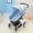 Blue, variant on Mosquito Net For Baby Stroller Summer Pram Insect Shield Net Infants Pushchair Cart Safe Protection Mesh Pram Accessories