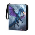 thumbnail image 4 of ALAZA Dragon Flying Trading Card Binder 4 Pocket Cards Collection Album 400 Folder Holder, 4 of 6