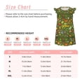 thumbnail image 3 of Fotbe Camping 1 Vestido de Dormir para Niñas de 3 a 10 Años, Mangas Cortas, Estilo Princesa, Pijama Camisón con Mangas Voladas-XX-Large, 3 of 6