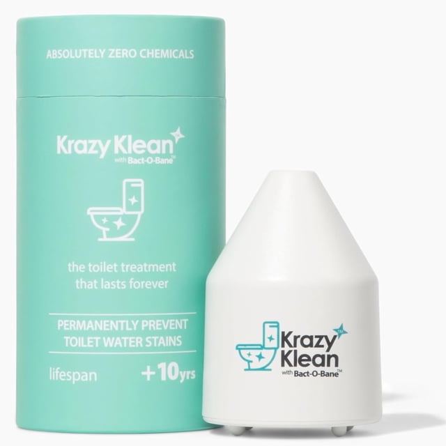 Limpiador de inodoro Krazy Klean Pro sin químicos, de colocación en el tanque
