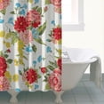 thumbnail image 5 of Waterproof Pioneer Shower Curtain 84x72 Inch Polyester Unique Colorful Floral Shower Curtain for Bathroom Hotel Home Decor with 12 Plastic Hooks, 5 of 5