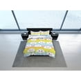 thumbnail image 4 of Kawaii Cute Smiling Clouds Colorful Bedding, Juego de Funda Nórdica, Ropa de Cama con Cremallera,, 4 of 4