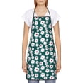 thumbnail image 2 of Xecao Daisies Flowers Print Funny BBQ Chef Aprons for Men Women,Adjustable Kitchen Cooking Aprons with Pocket Waterproof Oil Proof No Pilling Fading, 2 of 7