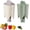 Beige+Green, variant on Bell Pepper Seed Corer Remover, 2 in 1 Bell Pepper Cutter Pepper Porer Seed Remover Tool, Pepper Deseeder Bell Pepper Corer Tool Pepper Cutter for Vegetables Kitchen Gadget