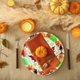thumbnail image 4 of HomeKingdee Thanksgiving Oval Plates,Disposable Dinner Plates Give Thanks Party Platters Thanksgiving Dinnerware, Autumn Fall Harvest Decor Event Supplies, 4 of 6