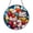 Acrylic 3.5 Inch, variant on Strawberry Cupcake Dessert Stained Glass Suncatcher Window Hanging Decor, Ice Cream Sweet Treat Stained Glass Style Window Ornament, Colorful Food Art Sun Catcher Kitchen Home Decor