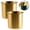 Gold, variant on JJYY 1PC/2Pcs Windproof Smokeless Stainless Steel Ashtray with Funnel Design – Elegant and Durable Tabletop Ashtray for Home, Office, and Outdoor Use, Perfect for Smoking Accessories