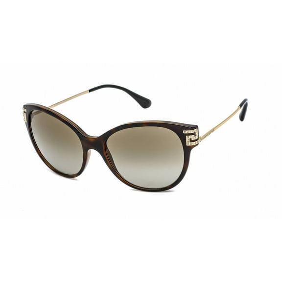 Versace Women's Sunglasses 57mm Havana/Brown Gradient