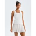 thumbnail image 2 of RUNNING GIRL Women’s Open Back Workout Tank Top Sleeveless Athletic Tennis Shirt Yoga Running Top Sportswear, 2 of 7