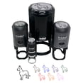 thumbnail image 1 of Great Dane Standing Dog Self-Inking Rubber Stamp Ink Stamper - Black Ink - Small 3/4 Inch, 1 of 7