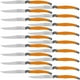 thumbnail image 1 of Cuchillo de Acero Laguiole LaguioleOrange 18 pzas 23 cm Naranja Acero Inoxidable Cuchillo para carne., 1 of 4