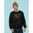 thumbnail image 2 of Brother Elf Sweatshirt Men -Image by Shutterstock, Male 5X-Large, 2 of 4