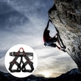 thumbnail image 3 of Arnés de escalada en roca profesional, equipo anticaída de medio cuerpo, equipo de protección contra caídas para mujeres, hombres, y Negro Baoblaze arnés de escalada en roca, 3 of 6