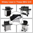 thumbnail image 3 of Cubierta para parrilla de barbacoa, tela Oxford impermeable para parrilla de barbacoa, cubierta para parrilla de barbacoa, cubierta de lona para parrilla de barbacoa, color negro, 3 of 5