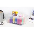 thumbnail image 6 of Pen+Gear Plastic Cubby Bin, Desktop Supply Organizer, Tint Clear, 6 of 8
