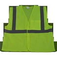 thumbnail image 1 of LVM2-EC-L-TG Gilet de Sécurité Ligne Économique Ansi Classe Ii Maille Lime, Grand & Extra Grand, 1 of 1