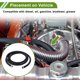 thumbnail image 2 of Manguera de combustible Unique Bargains AN-10 12.01 pies L 14.29mm ID 20.83mm OD manguera de vacío manguera de combustible automotriz 1 pieza, 2 of 7