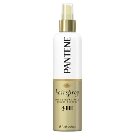 Pantene Pro-V Level 4 Extra Strong Hold Texture-Building Non-Aerosol Hairspray, 8.5 fl (Best Product To Make Hair Shiny And Smooth)