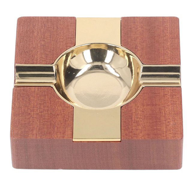 Cenicero Para Cigarros, Cenicero Para Cigarros Overgild Decoración De Habitación De Madera Duradera Retro Para Fumar En Casa ANGGREK Otros