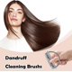 thumbnail image 4 of Juego de 3 cepillos masajeadores para el cuero cabelludo, ideales para lavar el cabello, con mango antideslizante y para estimular el crecimiento capilar., 4 of 5