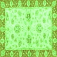 thumbnail image 1 of Ahgly Company Indoor Square Oriental Green Traditional Area Rugs, 8' Square, 1 of 4